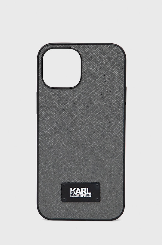 Karl Lagerfeld etui na telefon iPhone 13 mini 5,4'' na telefon srebrny KLHCP13SSFMP2DG