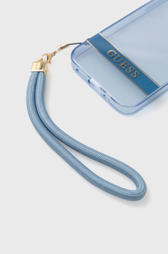 Guess etui na telefon iPhone 13 mini 5,4'' GUHCP13SHTSGSB niebieski AA00