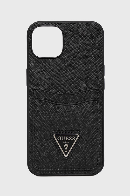 Guess etui na telefon iPhone 13 6,1'' na telefon czarny GUHCP13MPSATPK