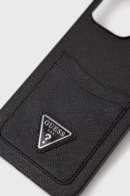 Akcesoria Guess etui na telefon iPhone 13 Pro Max 6,7'' GUHCP13XPSATPK czarny