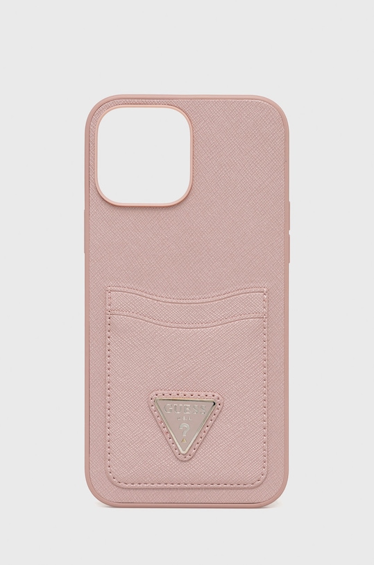 Guess etui na telefon iPhone 13 Pro Max 6,7'' na telefon różowy GUHCP13XPSATPP