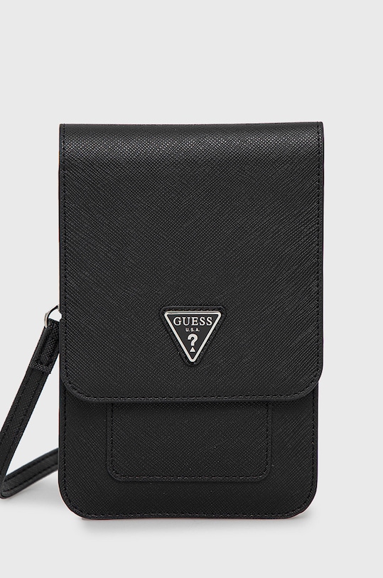 Guess pokrowiec na telefon Pokrowiec na telefon na telefon czarny GUWBSATMBK