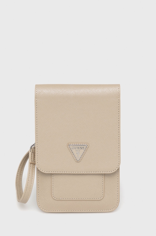 Obal na telefón Guess na mobil béžová GUWBSATMLG