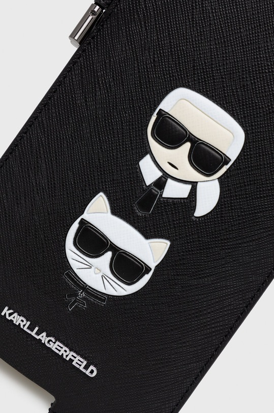 Akcesoria Karl Lagerfeld pokrowiec na telefon 6,7'' KLHCP12LOPHKCK czarny