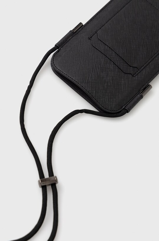 Karl Lagerfeld carcasa de telefon Pokrowiec Na Telefon 6,1'' KLHCP12MOPHKMK negru AA00