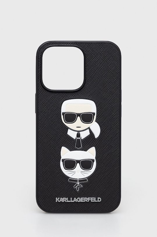 Karl Lagerfeld etui na telefon iPhone 13 Pro / 13 6,1'' na telefon czarny KLHCP13LSAKICKCBK