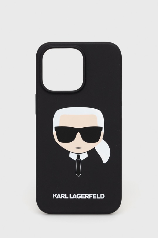 Karl Lagerfeld etui na telefon iPhone 13 Pro / 13 6,1'' na telefon czarny KLHCP13LSLKHBK