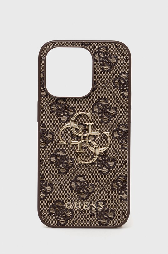 Чехол на телефон Guess Iphone 14 Pro 6,1" для телефона коричневый GUHCP14L4GMGBR