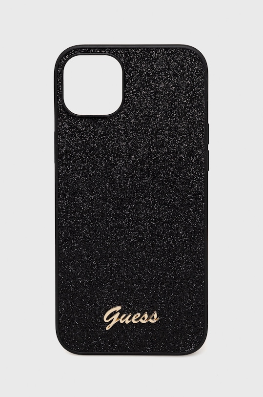 Guess etui na telefon iPhone 14 Plus 6,7" na telefon czarny GUHCP14MHGGSHK