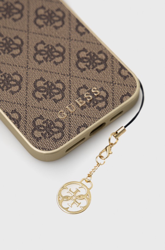 Guess etui na telefon iPhone 14 Pro Max 6,7" GUHCP14XGF4GBR brązowy AA00