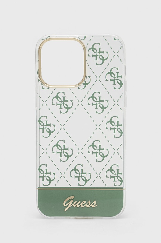 Guess etui na telefon iPhone 14 Pro Max 6,7" na telefon zielony GUHCP14XHG4MHA