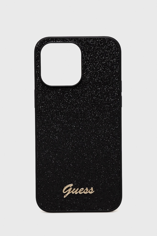 Guess etui na telefon iPhone 14 Pro Max 6,7" na telefon czarny GUHCP14XHGGSHK