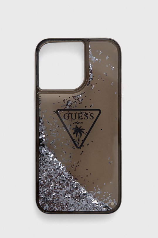 Guess etui na telefon iPhone 14 Pro Max 6,7" na telefon czarny GUHCP14XLFCTPK