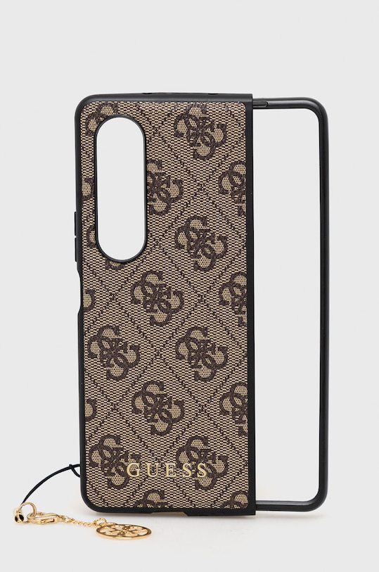 Guess telefon tok Galaxy Z Fold 4 telefonhoz barna GUHCZFD4GF4GBR