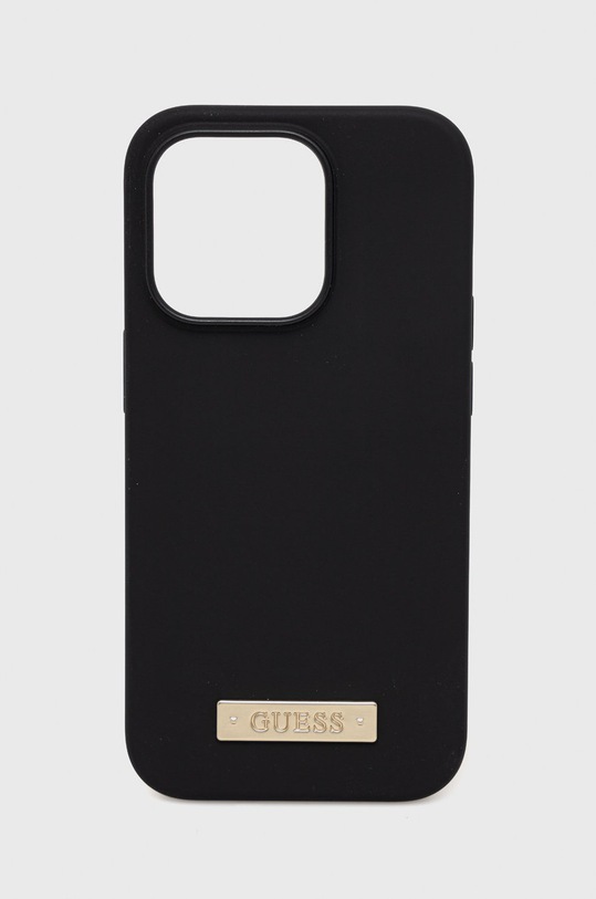 Guess etui na telefon iPhone 14 Pro 6,1" na telefon czarny GUHMP14LSBPLK