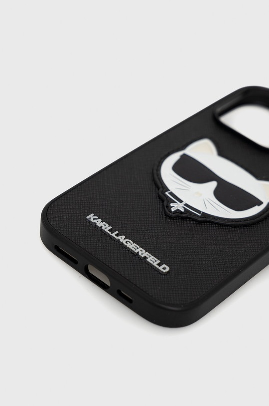 Karl Lagerfeld etui na telefon iPhone 14 Pro 6,1" KLHCP14LSAPCHK czarny AA00