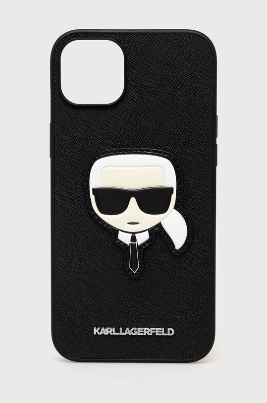 Karl Lagerfeld husa pentru telefon Iphone 14 Plus 6,7" pentru telefon negru KLHCP14MSAPKHK