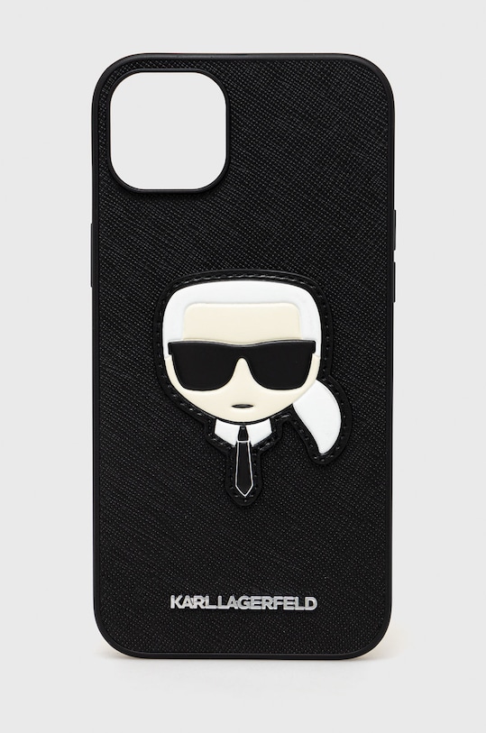 Puzdro na mobil Karl Lagerfeld Iphone 14 Plus 6,7" na mobil čierna KLHCP14MSAPKHK
