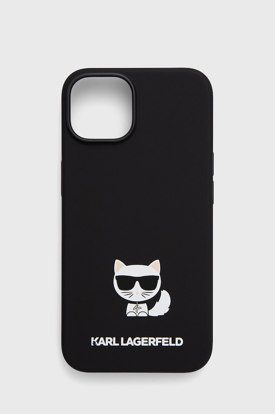 Karl Lagerfeld etui na telefon iPhone 14 6,1" na telefon czarny KLHCP14SSLCTBK
