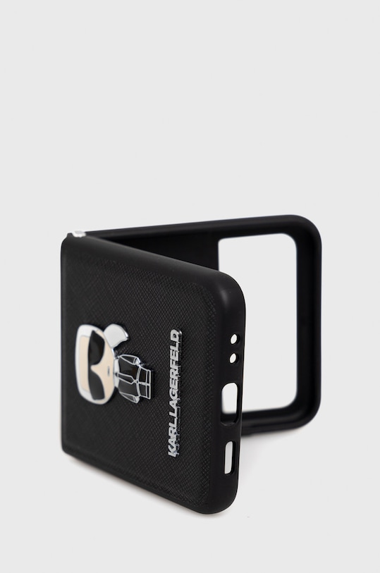 Karl Lagerfeld husa pentru telefon Galaxy Z Flip 4 KLHCZF4IKMSBK negru AA00