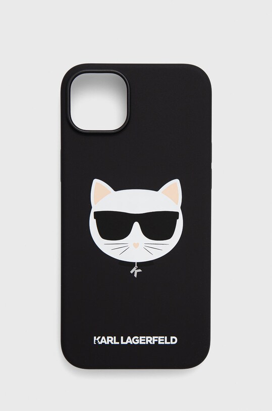 Karl Lagerfeld husa pentru telefon iPhone 14 Plus 6,7" pentru telefon negru KLHMP14MSLCHBK