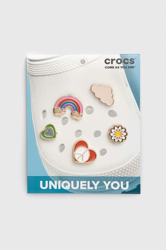Crocs papucs dísz 5 db többszínű Whimsical.Elevated.5.Pa