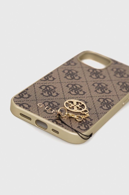 Guess etui na telefon iPhone 13 6,1" GUHCP13MGF4GBR brązowy AA00