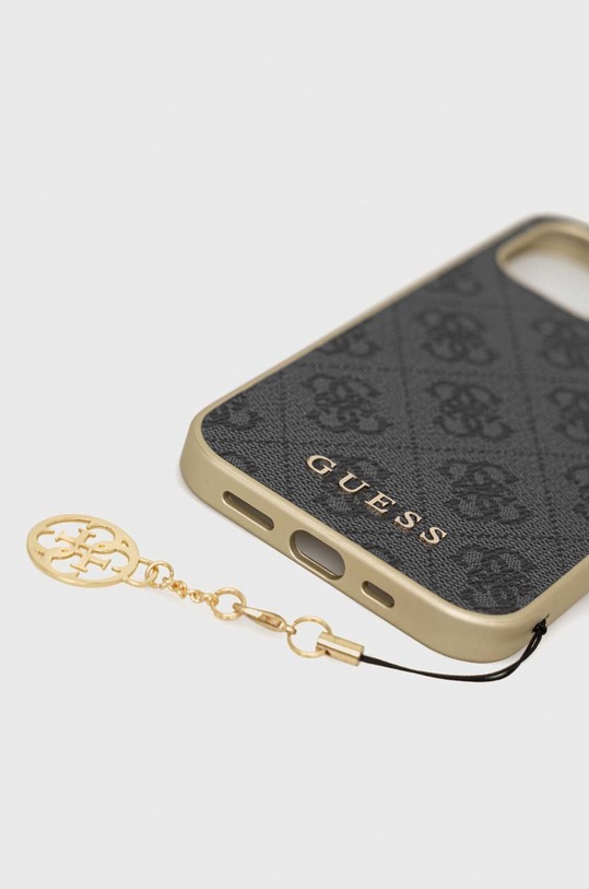 Guess custodia per telefono iPhone 12/12 Pro 6,1" GUHCP12MGF4GGR nero AA00