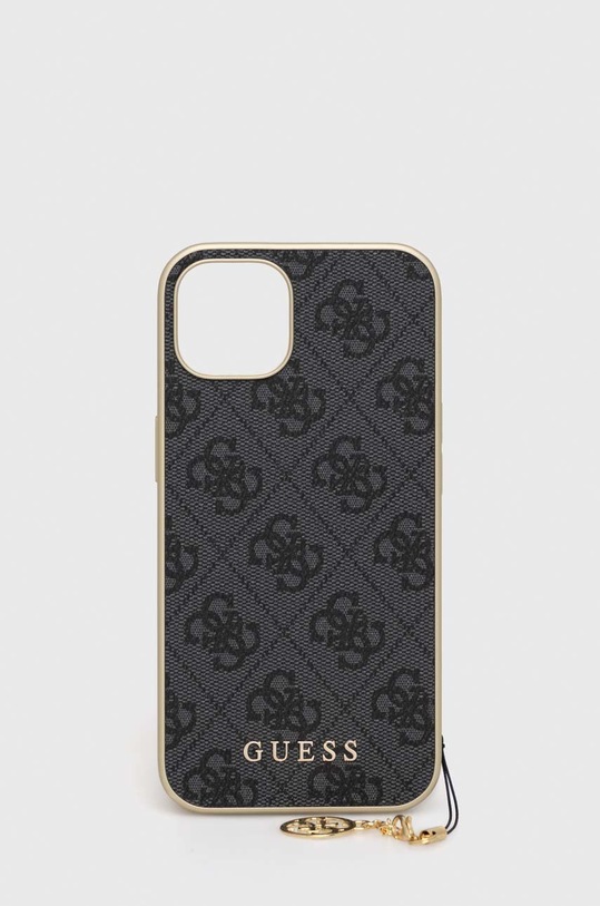 Guess telefon tok Iphone 13 6,1" telefonhoz szürke GUHCP13MGF4GGR