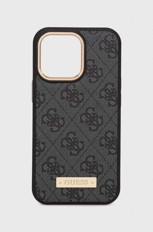 Guess etui na telefon iPhone 13 Pro / 13 6,1" na telefon czarny GUHMP13LU4GPRK