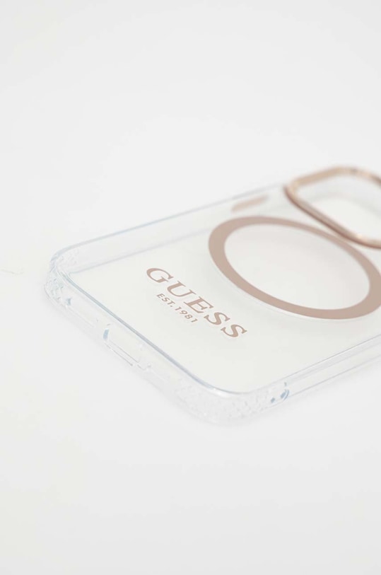 Guess etui na telefon iPhone 13 Pro / 13 6,1" GUHMP13LHTRMD złoty AA00