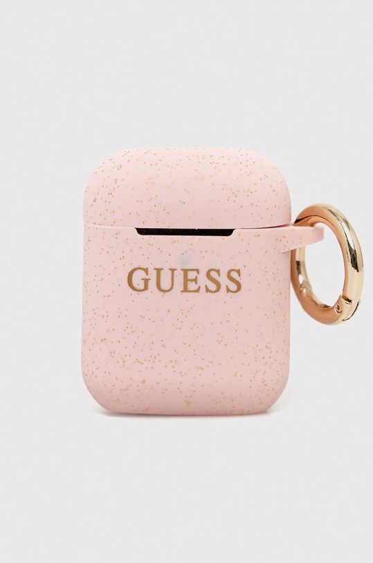 Guess pokrowiec na airpods AirPods cover różowy GUACCSILGLLP
