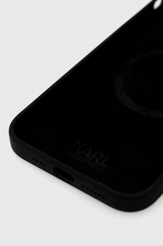 Doplňky Obal na telefon Karl Lagerfeld iPhone 14 Plus 6,7" KLHMP14MSLKHBK černá