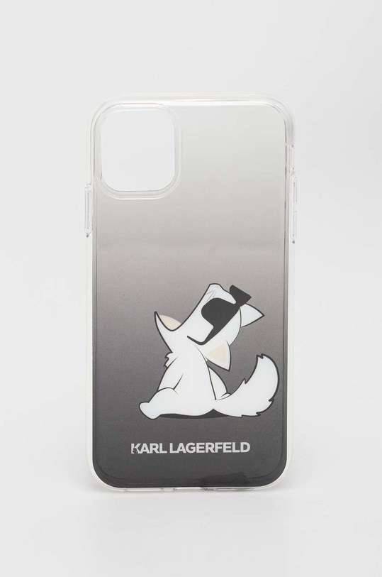 Кейс за телефон Karl Lagerfeld iPhone 11 6,1"/ Xr за телефон черен KLHCN61CFNRCBK