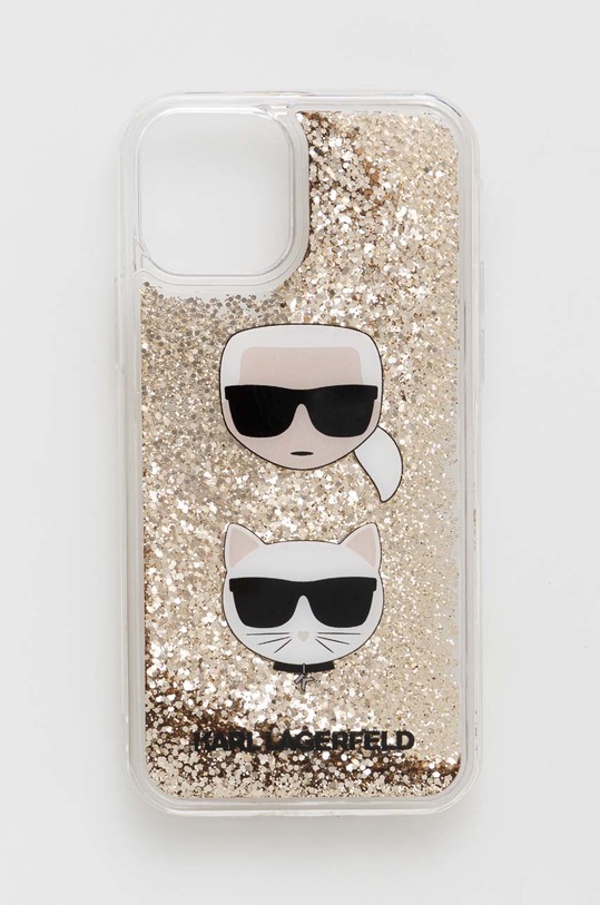 Karl Lagerfeld etui na telefon iPhone 12/12 Pro 6,1" na telefon złoty KLHCP12MKCGLGO
