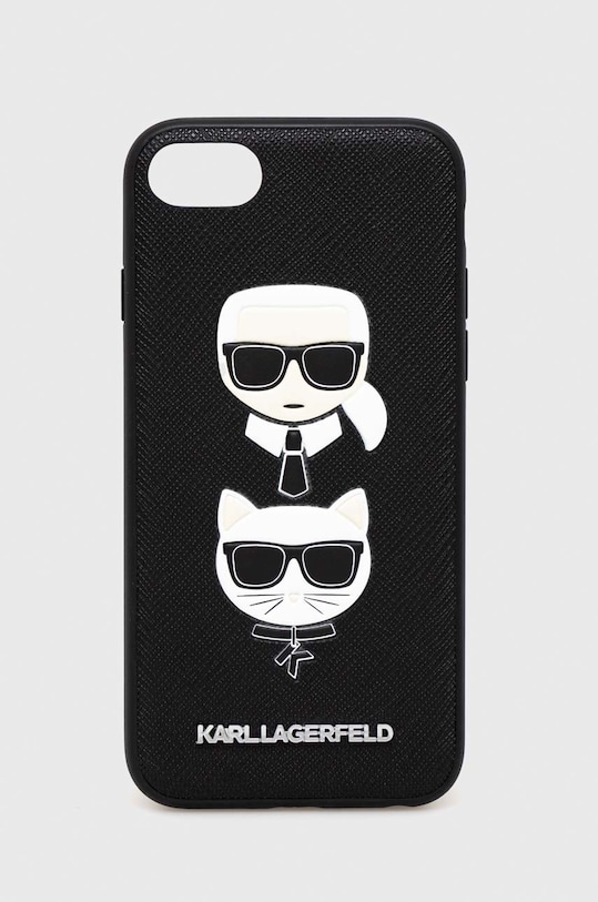 Obal na telefon Karl Lagerfeld iPhone 7/8 / SE 2020 / SE 2022 na mobil černá KLHCI8SAKICKCBK