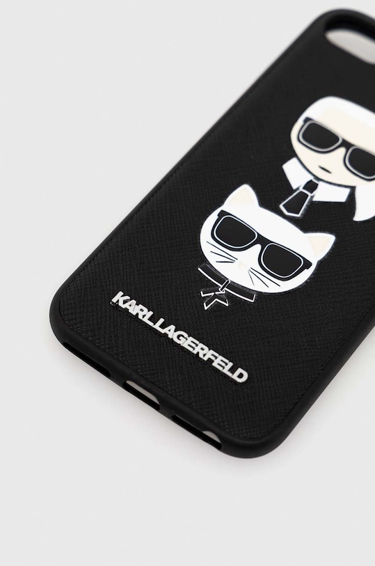 Karl Lagerfeld etui na telefon iPhone 7/8 / SE 2020 / SE 2022 KLHCI8SAKICKCBK czarny AA00