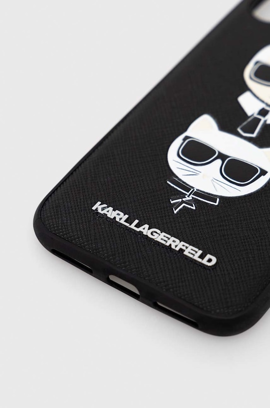 Karl Lagerfeld etui na telefon iPhone X/XS KLHCPXSAKICKCBK czarny AA00