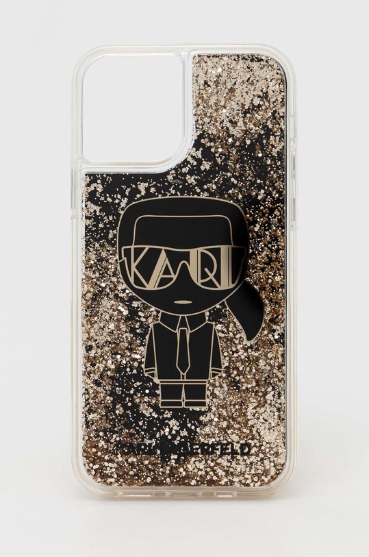 Karl Lagerfeld etui na telefon iPhone 12/ 12 Pro 6,1" aplikacja czarny KLHCP12MLGGKBK
