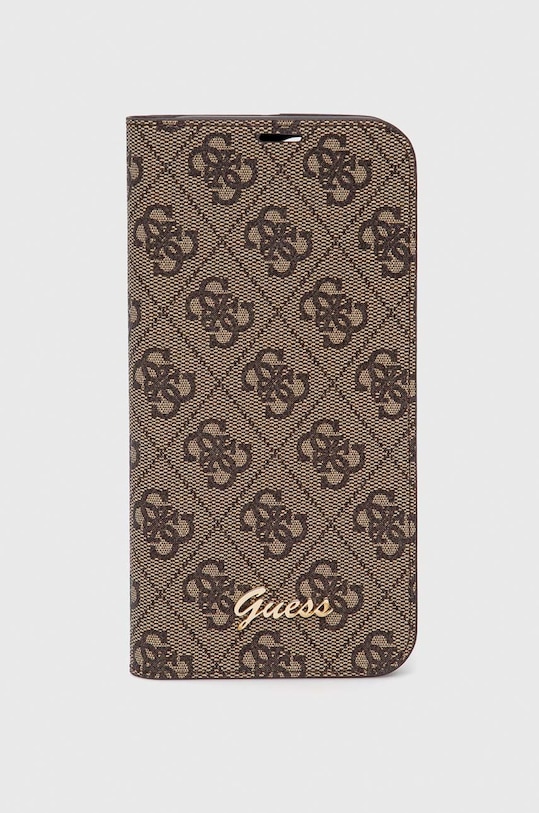Guess etui na telefon iPhone 14 Pro Max 6,7'' na telefon brązowy GUBKP14XHG4SHW