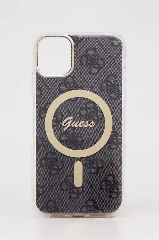 Guess etui na telefon i ładowarka iPhone 11 6,1'' na telefon czarny GUBPN61H4EACSK