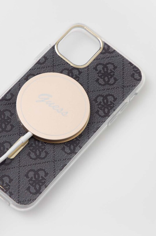 Pouzdro na telefon a nabíječka Guess iPhone 11 6,1'' GUBPN61H4EACSK černá AA00