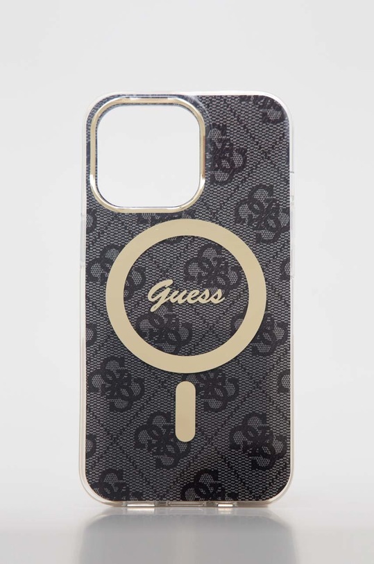 Guess etui na telefon i ładowarka iPhone 13 Pro na telefon czarny GUBPP13LH4EACSK