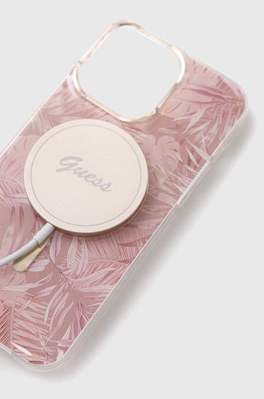 Guess telefontok és töltő iPhone 14 Pro Max 6,7'' GUBPP14XHJEACSP rózsaszín AA00