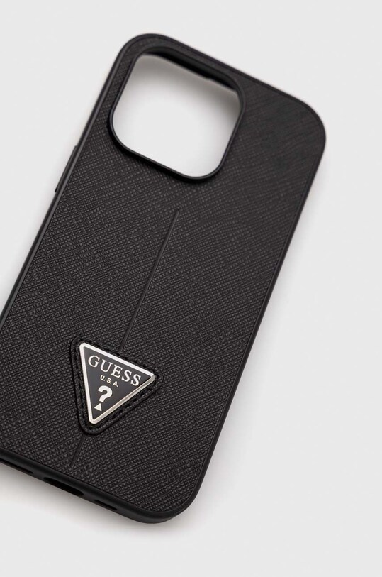Guess etui na telefon iPhone 14 Pro 6,1'' GUHCP14LPSATLK czarny AA00