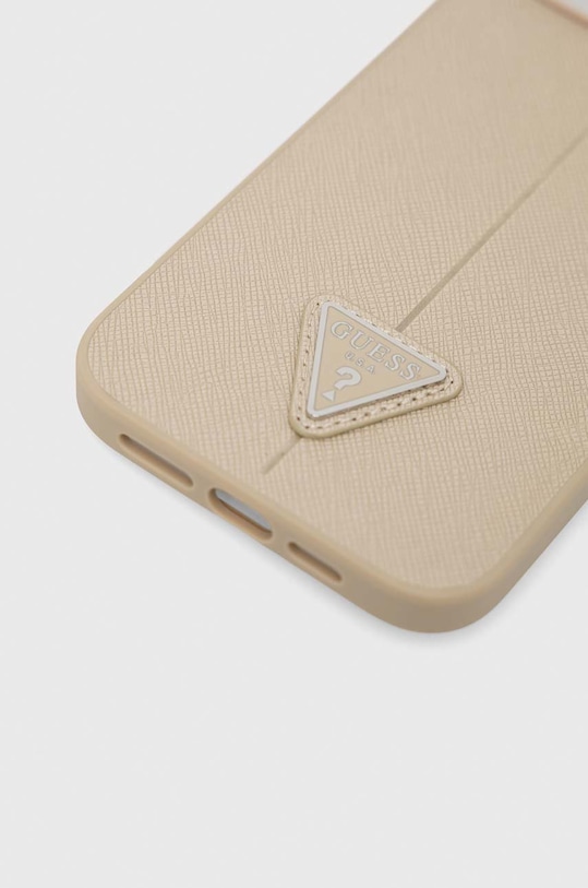 Guess etui na telefon iPhone 14 Plus 6,7'' GUHCP14MPSATLE beżowy AA00
