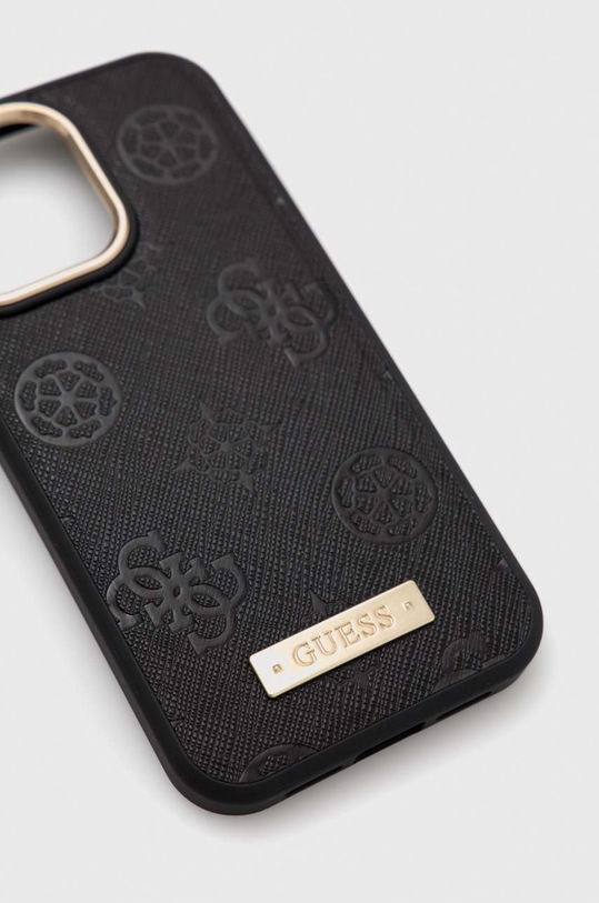 Guess etui na telefon iPhone 13 Pro/13 6,1" GUHMP13LSAPSTK czarny AA00