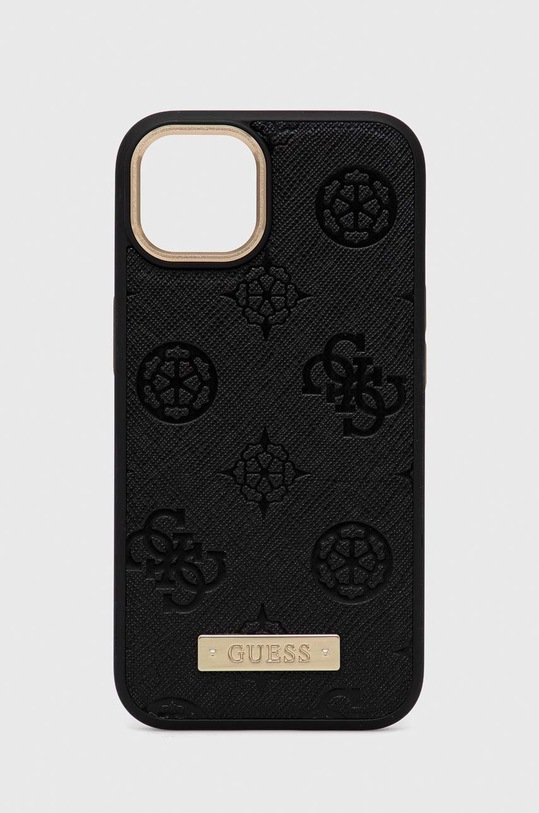 Guess etui na telefon iPhone 13 6,1'' na telefon czarny GUHMP13MSAPSTK