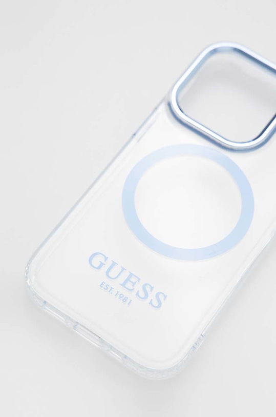 Guess etui na telefon iPhone 14 Pro 6,1'' GUHMP14LHTRMB niebieski AA00