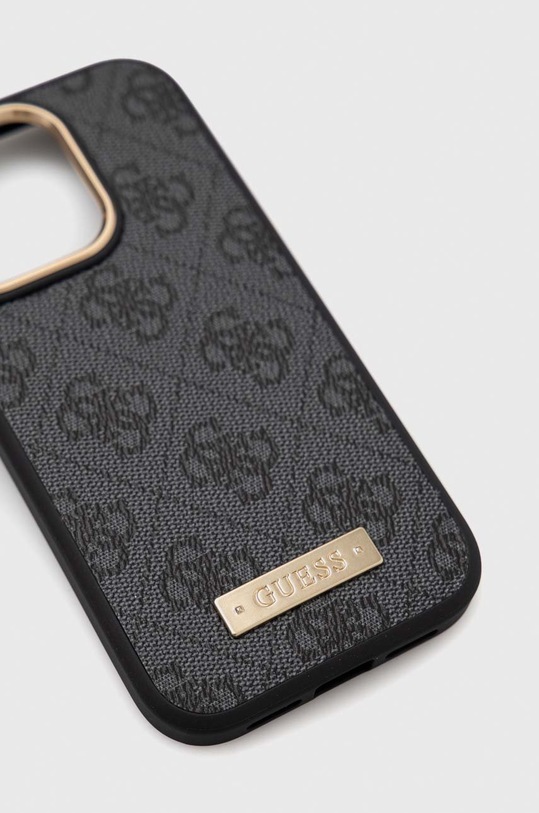 Guess etui na telefon iPhone 14 Pro 6,1" GUHMP14LU4GPRK czarny AA00